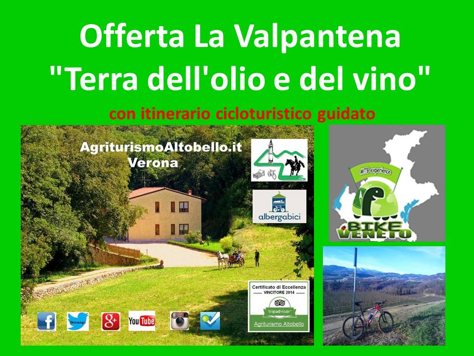 Agriturism Altobello Verona Bikeveneto cicloturismo Valpantena 